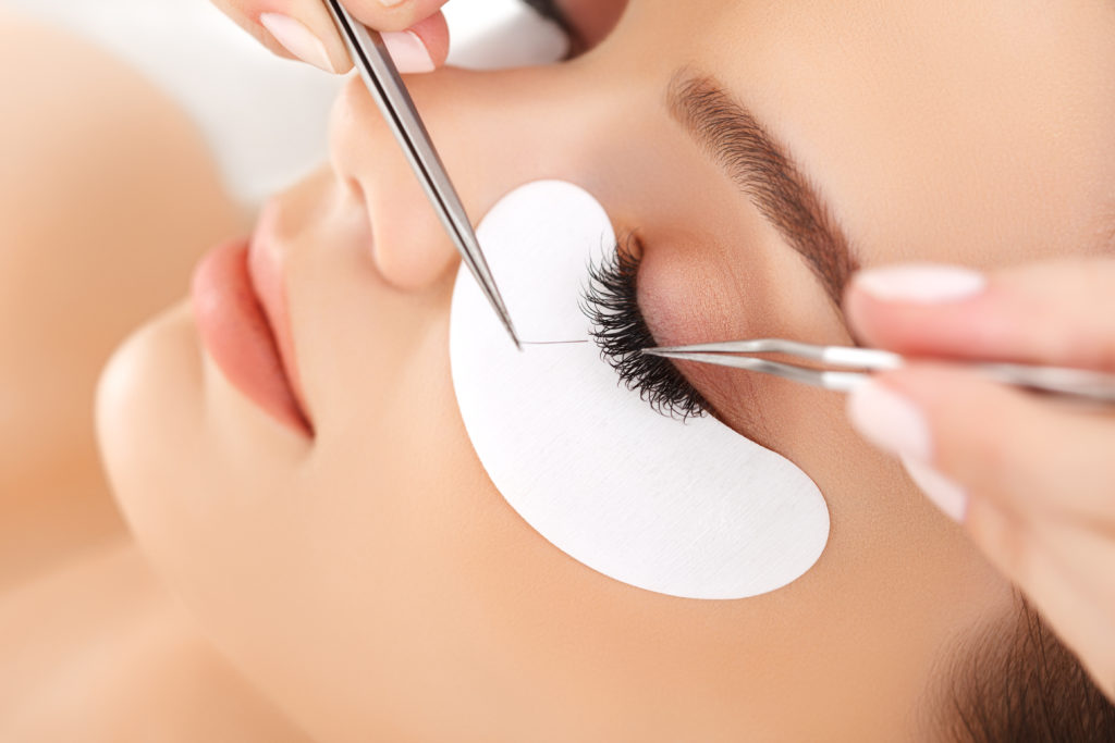 Woman Eye with Long Eyelashes. Eyelash Extension | Thrive Wellness in Cummings Hwy, Chattanooga, TN